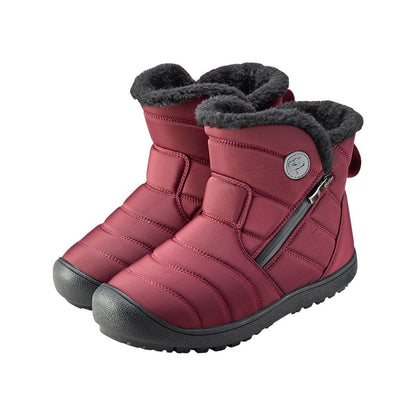 Women's Extra Wide Easy Dual Zipper Winter Boot