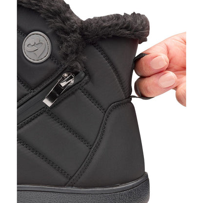 Women's Extra Wide Easy Dual Zipper Winter Boot