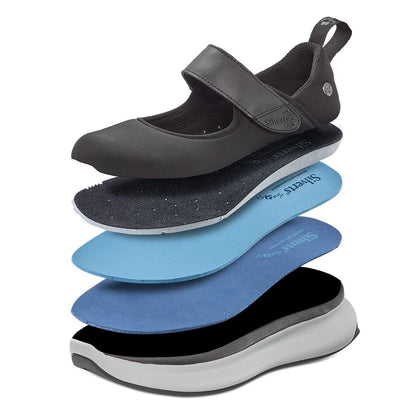 Women’s Easy-On Mary Jane Shoes – Adjustable Fit (Regular to Extra Wide)