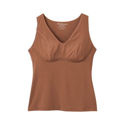 Women's Adaptive Wire-Free Breast Nest Bra Camisole