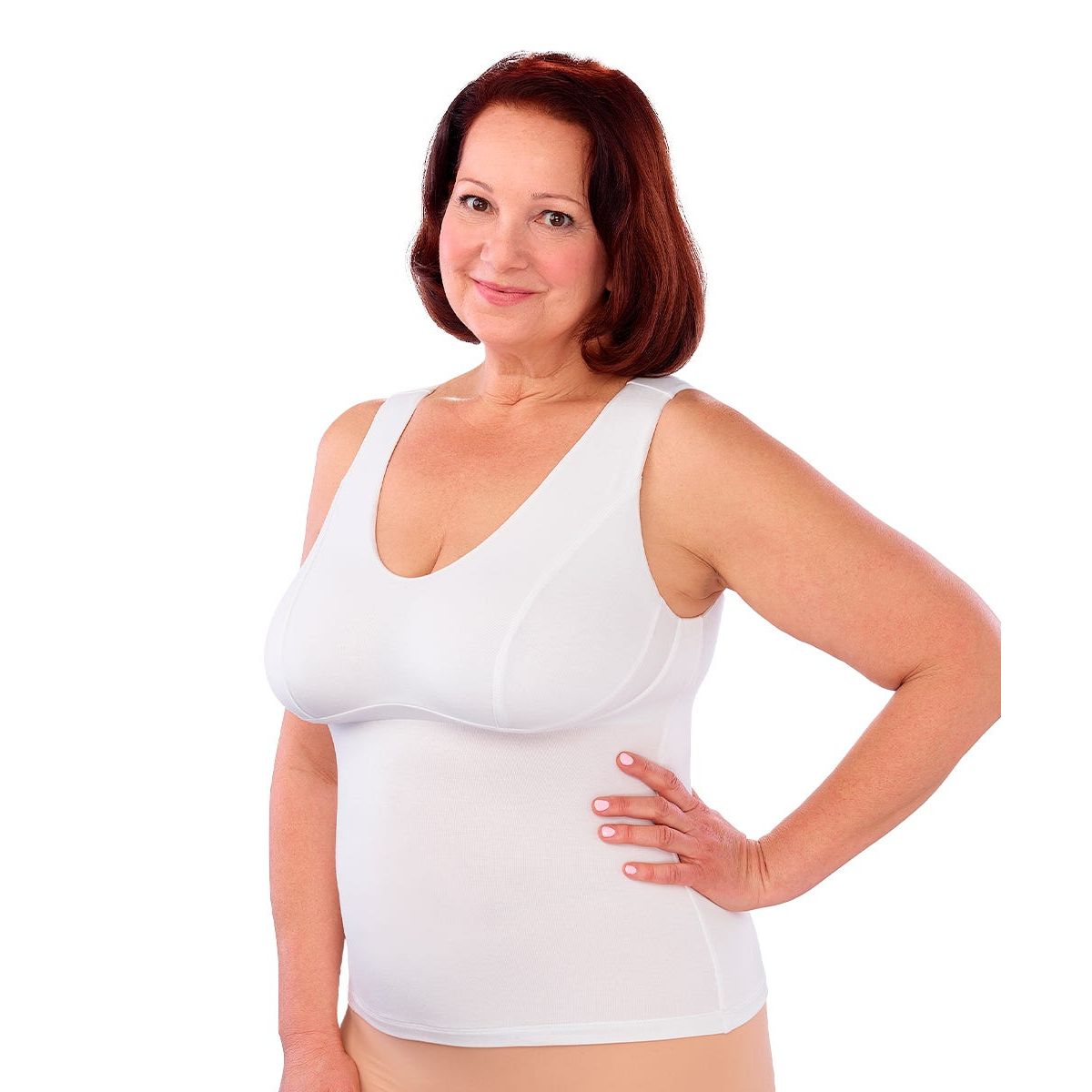 Women's Adaptive Wire-Free Breast Nest Bra Camisole