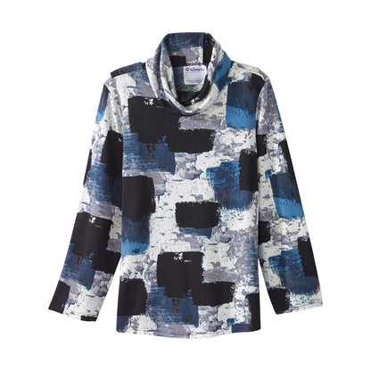 Women's Open Back Cowl Neck Top