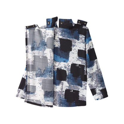 Women's Open Back Cowl Neck Top