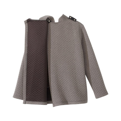 Women's Easy Dressing Open Back Half Zip Track Suit Top