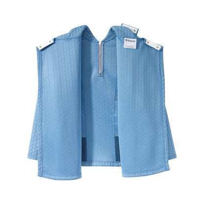 Women's Easy Dressing Open Back Half Zip Track Suit Top