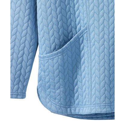 Women's Easy Dressing Open Back Half Zip Track Suit Top