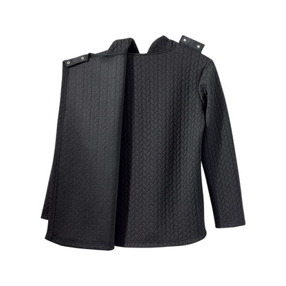 Women's Easy Dressing Open Back Half Zip Track Suit Top