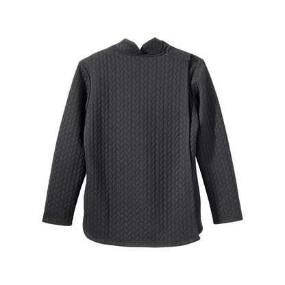 Women's Easy Dressing Open Back Half Zip Track Suit Top