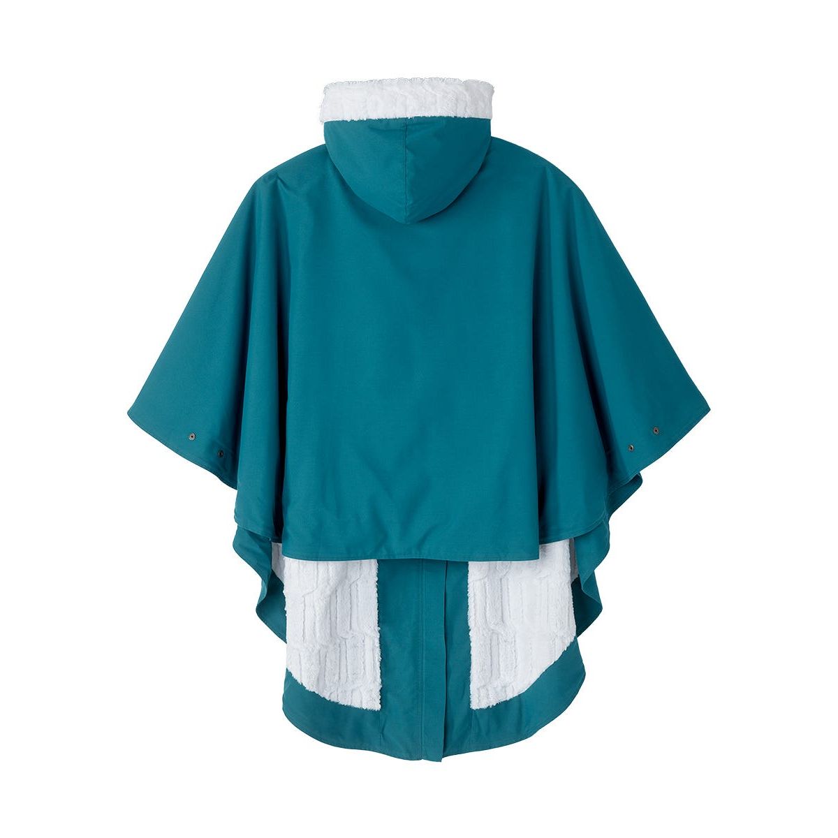 Unisex Luxurious Fur-Lined Winter Wheelchair Cape