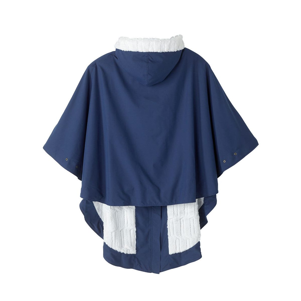 Unisex Luxurious Fur-Lined Winter Wheelchair Cape