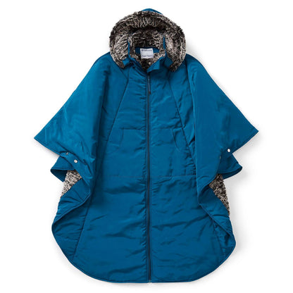 Unisex Luxurious Fur-Lined Winter Wheelchair Cape