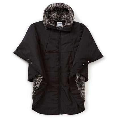 Unisex Luxurious Fur-Lined Winter Wheelchair Cape