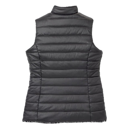 Women's Reversible Magnetic Snap Front Puffer Vest