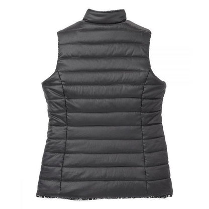Women's Reversible Magnetic Snap Front Puffer Vest