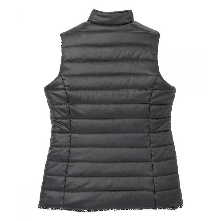 Women's Reversible Magnetic Snap Front Puffer Vest