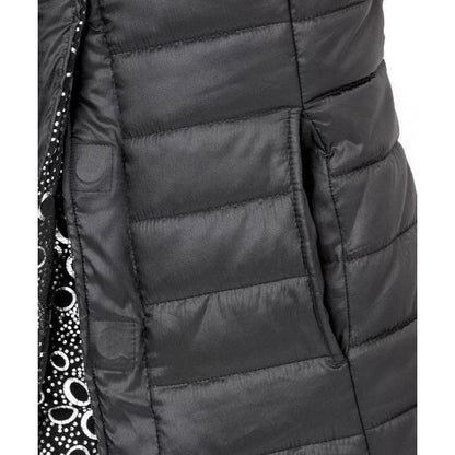 Women's Reversible Magnetic Snap Front Puffer Vest
