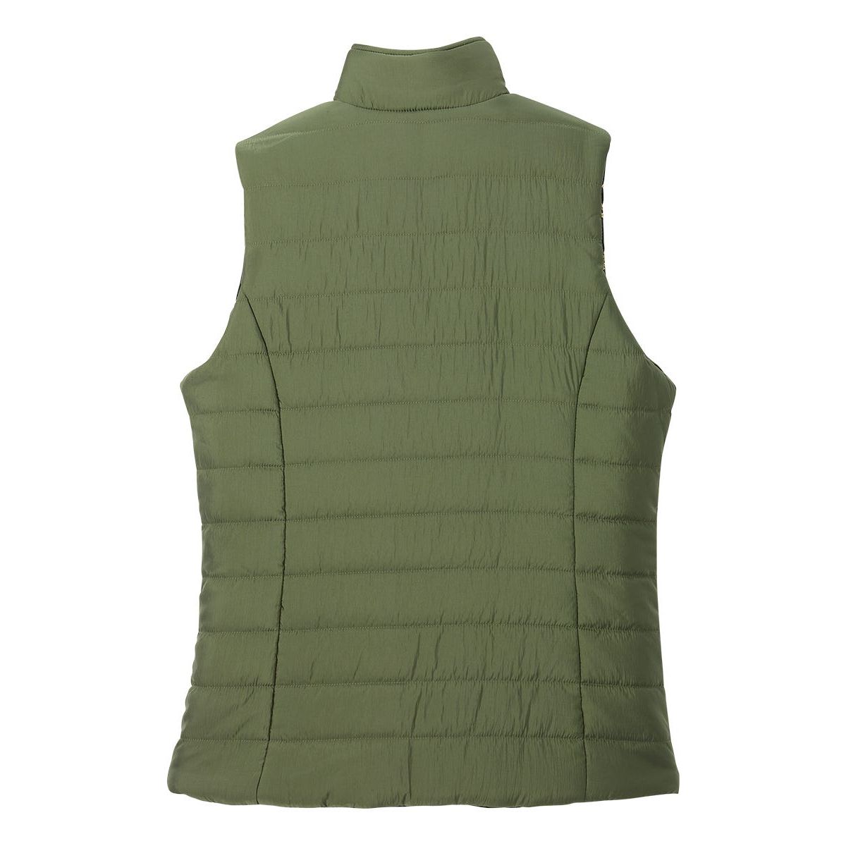 Women's Reversible Magnetic Snap Front Puffer Vest