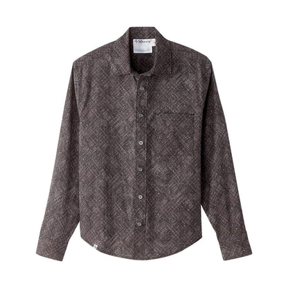 Men's Self Dressing Magnetic Buttons Dress Shirt