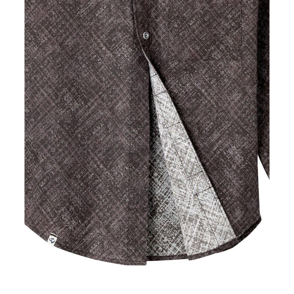 Men's Self Dressing Magnetic Buttons Dress Shirt