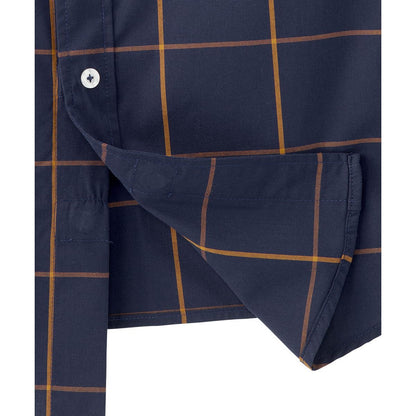 Men's Self Dressing Magnetic Buttons Dress Shirt