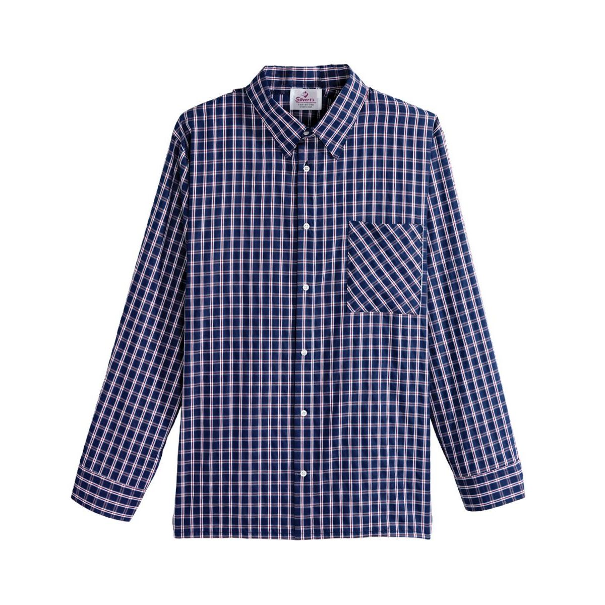 Men's Self Dressing Magnetic Buttons Dress Shirt