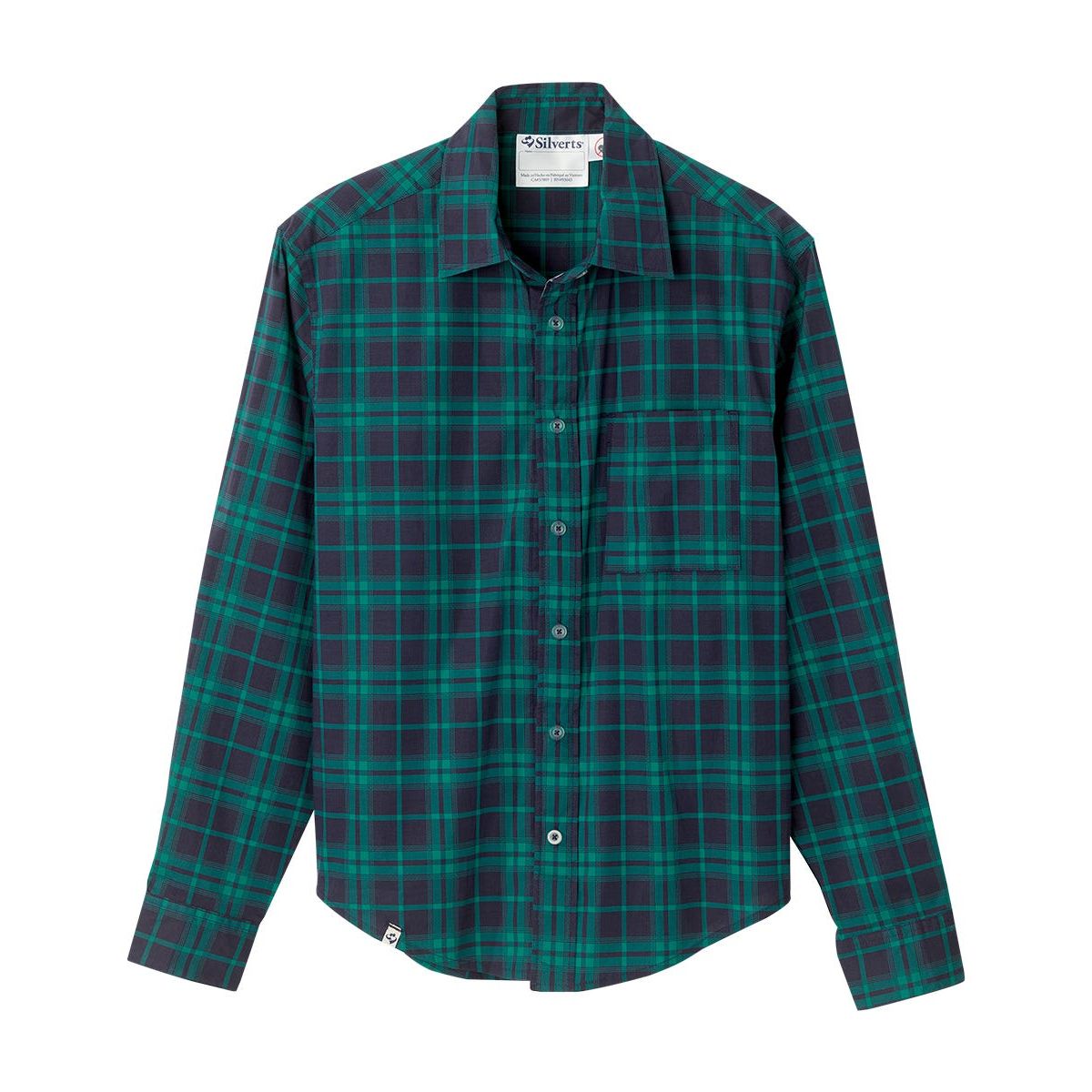 Men's Self Dressing Magnetic Buttons Dress Shirt