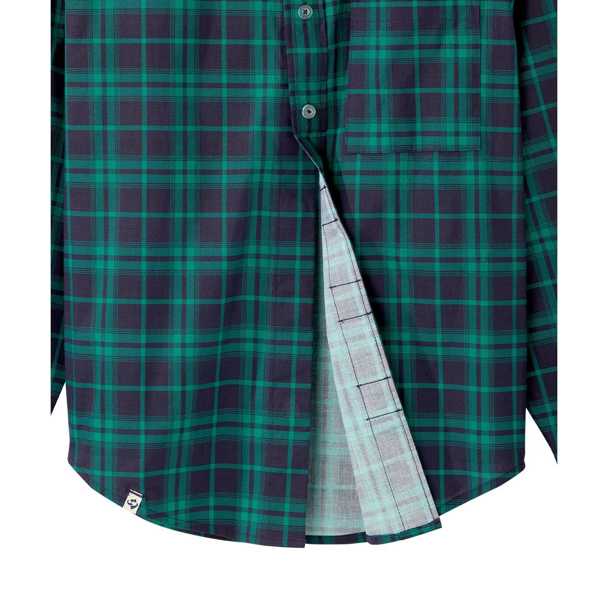 Men's Self Dressing Magnetic Buttons Dress Shirt