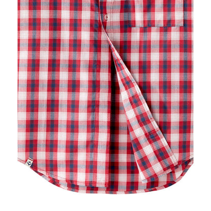 Magnetic Buttons Mens Short Sleeve Shirt