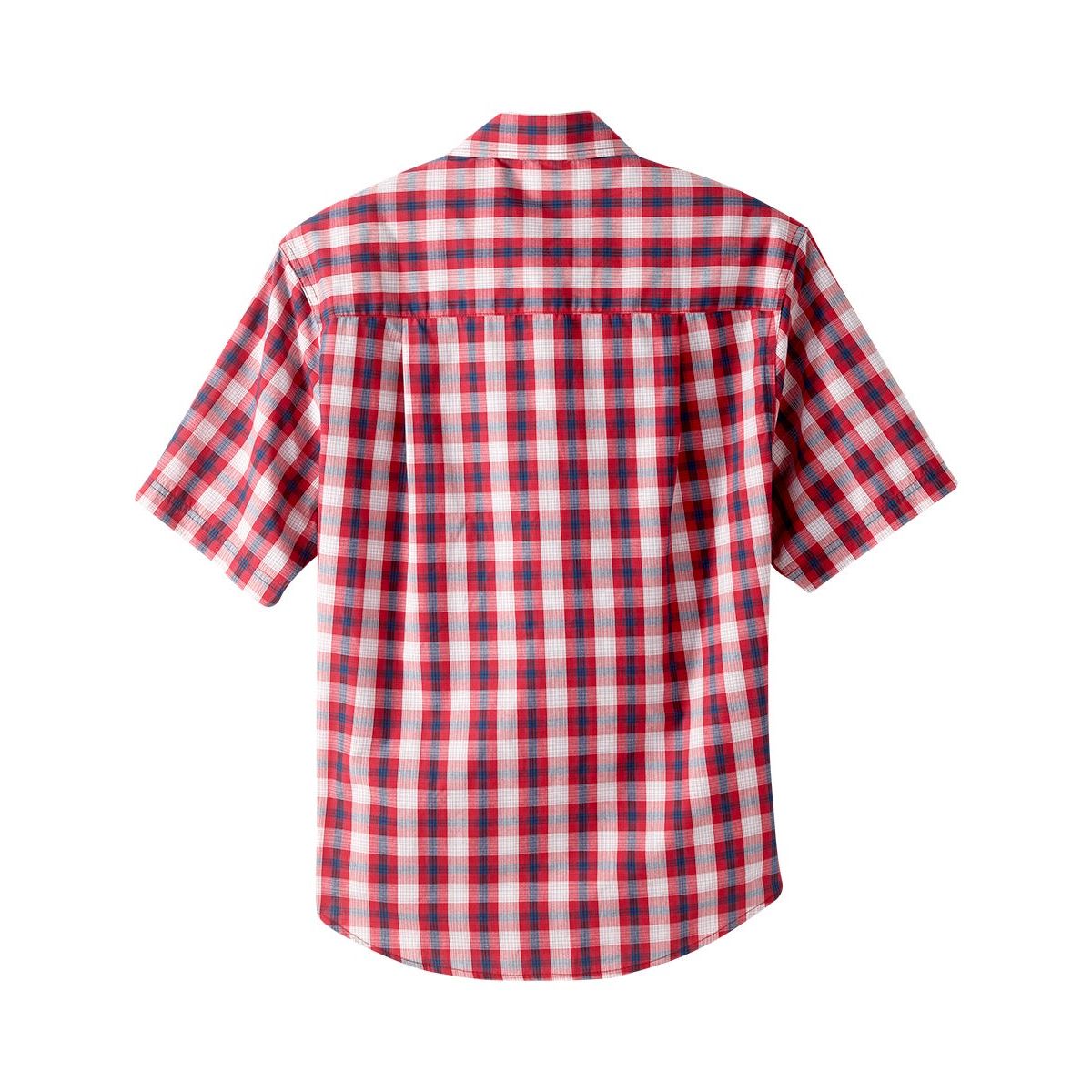 Magnetic Buttons Mens Short Sleeve Shirt