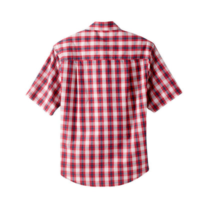 Magnetic Buttons Mens Short Sleeve Shirt