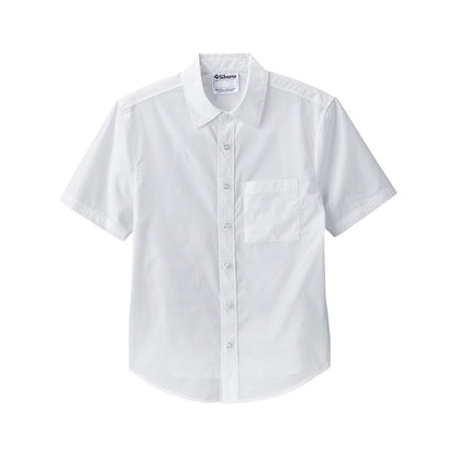 Magnetic Buttons Mens Short Sleeve Shirt