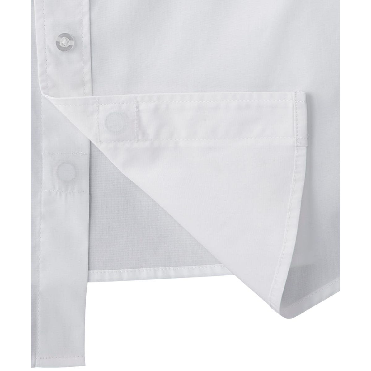 Magnetic Buttons Mens Short Sleeve Shirt