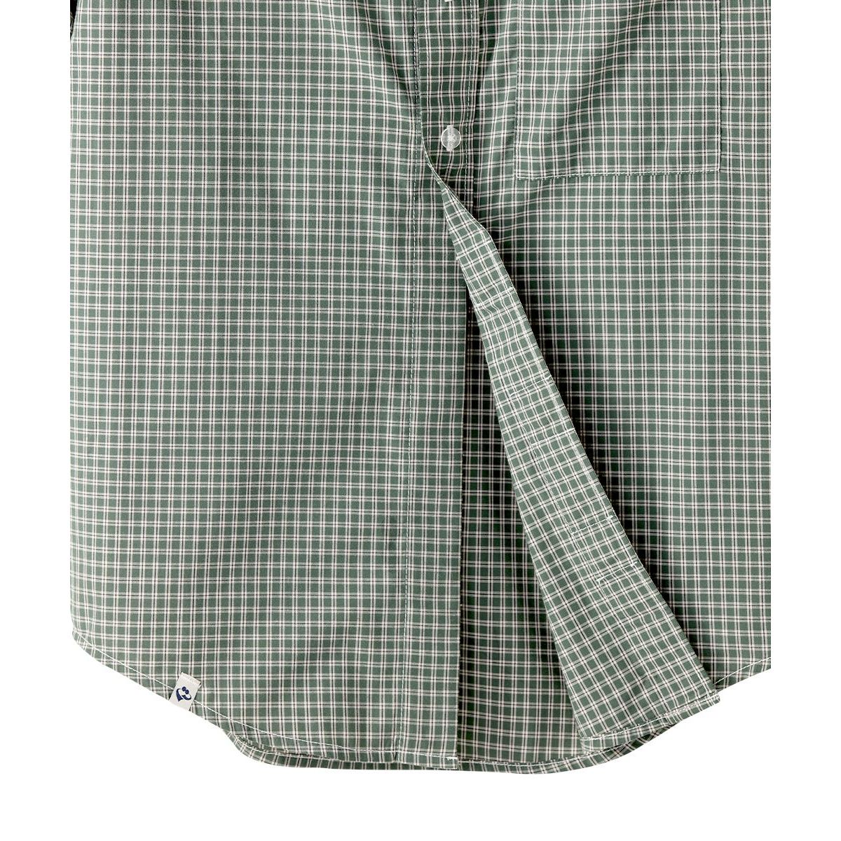 Magnetic Buttons Mens Short Sleeve Shirt