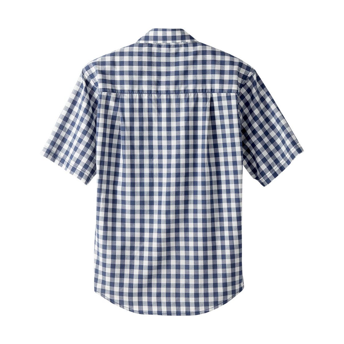 Magnetic Buttons Mens Short Sleeve Shirt
