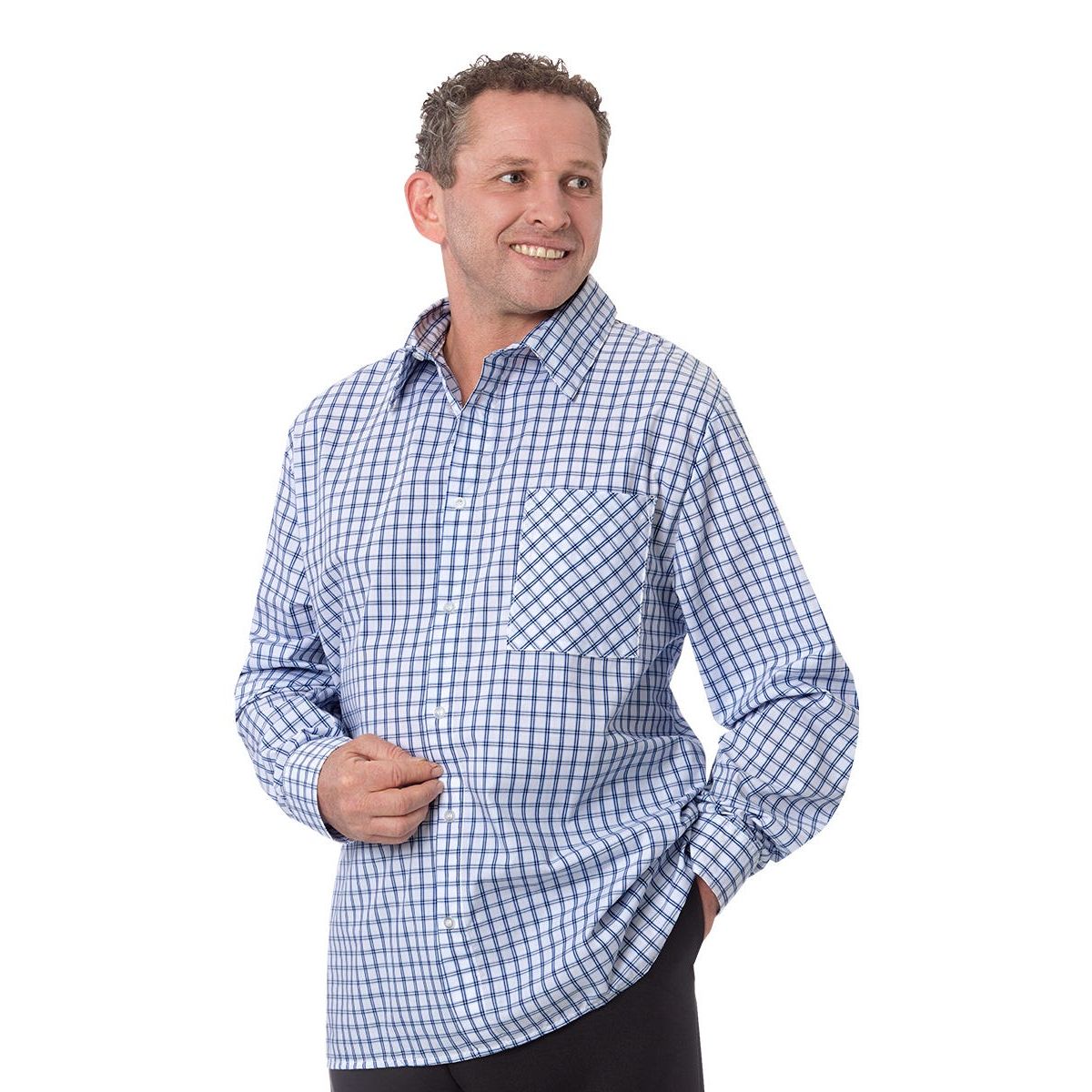 Men's Open Back Adaptive Sport Shirt