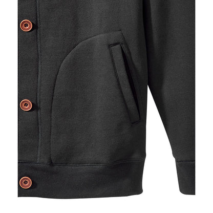 Men's Magnetic Button Front Bomber Jacket