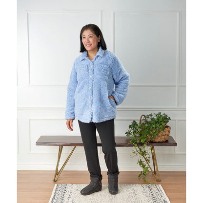 Women's Magnetic Button Front Shacket