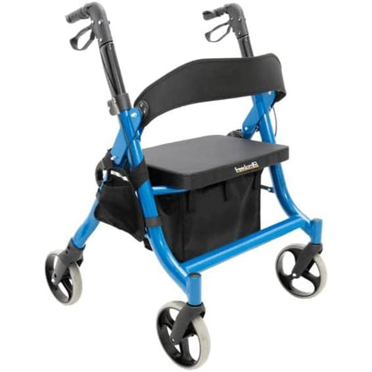 Titus Extra-Wide Deluxe Bariatric Walker Rollator. 600lb Wt Capacity (Blue Unavailable)