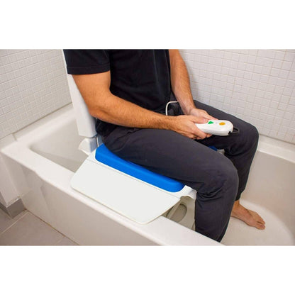 Tranquilo Premium Powered Bath Lift with Padded, SAFESWIVEL Rotating Seat and Power Recline Available with Rotating Seat or Deluxe Stationary Seat