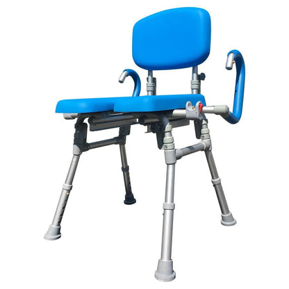 UltraCommode™ Foldable Shower Commode Chair – Portable 3-in-1 Design with Padded Seat