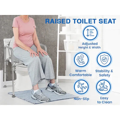 The Ultimate™ Raised Toilet Seat, Voted#1 Most Comfortable.