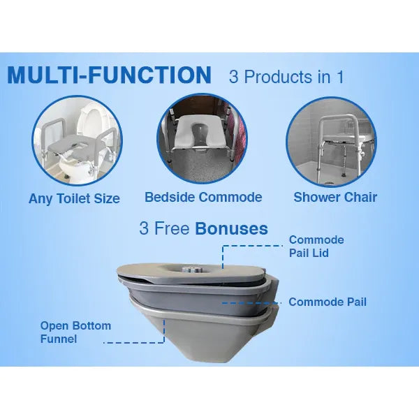 The Ultimate™ Raised Toilet Seat, Voted#1 Most Comfortable.