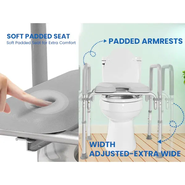 The Ultimate™ Raised Toilet Seat, Voted#1 Most Comfortable.