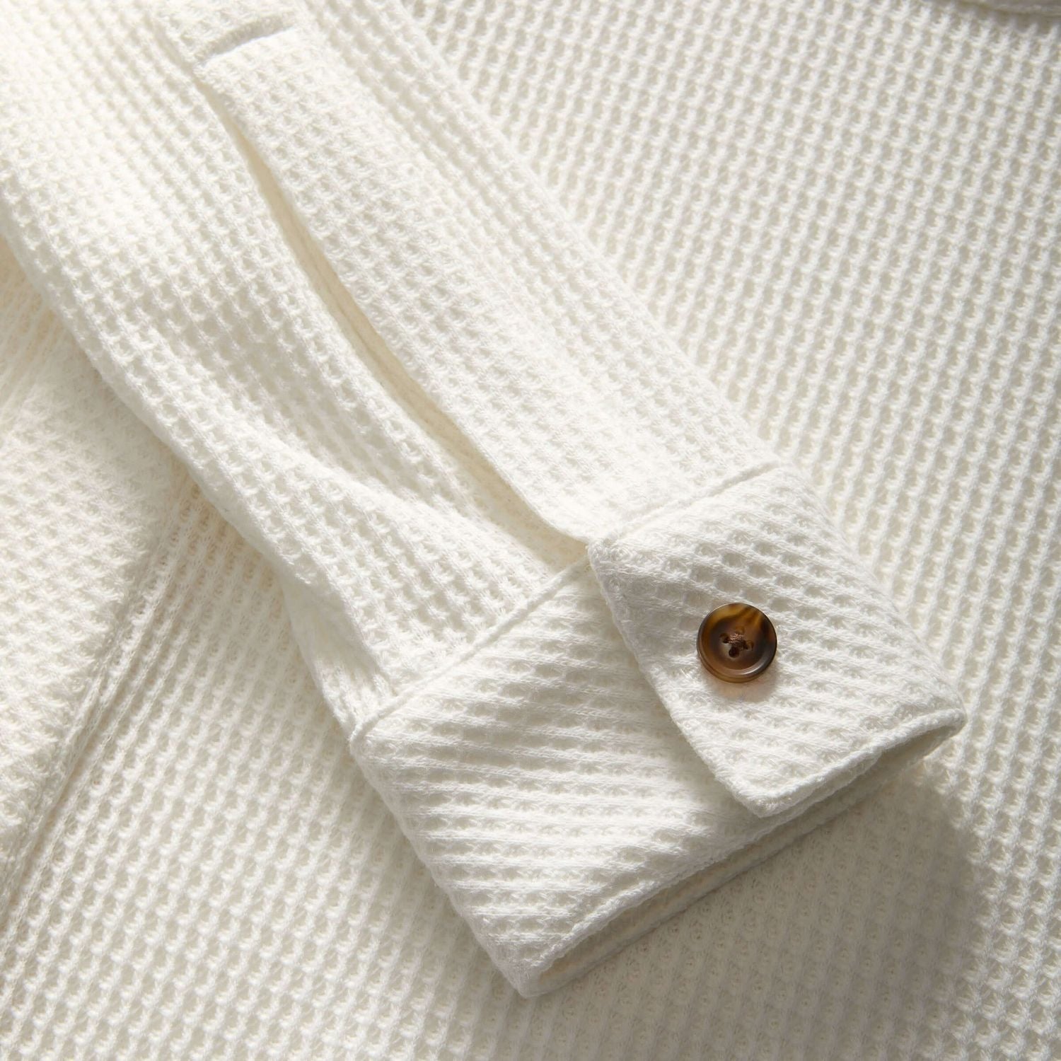 MagnaReady® WaffleWeave Magnetic Shirt – Easy Dressing Adaptive Shirt for Seniors