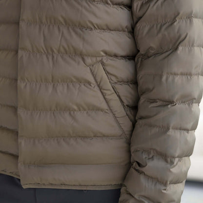 Weatherproof x MagnaReady Magnetic Front Water-Resistant Puffer Jacket in Olive