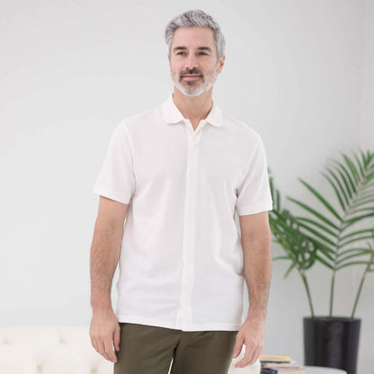 MagnaReady Adaptive Magnetic Polo Shirt – Easy Dressing Polo