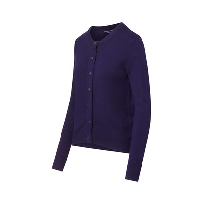 Women's Navy Adaptive Magnetic Front Knit Cardigan Sweater by MagnaReady®