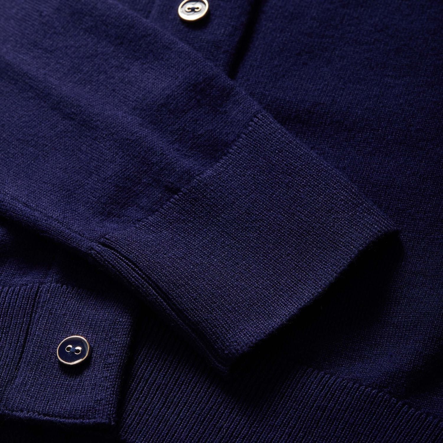 Women's Navy Adaptive Magnetic Front Knit Cardigan Sweater by MagnaReady®