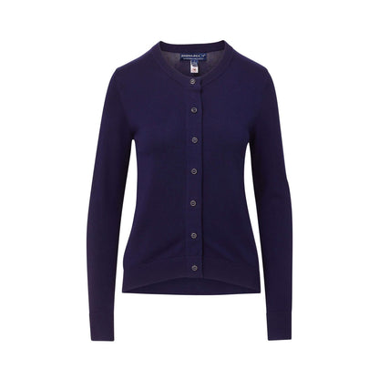 Women's Navy Adaptive Magnetic Front Knit Cardigan Sweater by MagnaReady®
