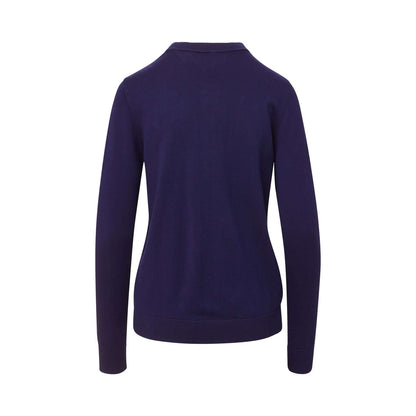 Women's Navy Adaptive Magnetic Front Knit Cardigan Sweater by MagnaReady®
